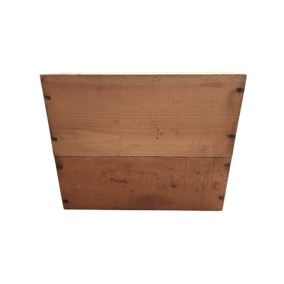 Vintage Simi Winery Wooden Box With Sliding Lid & Dividers - Picture 9 of 9